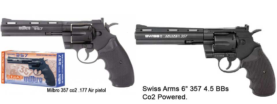 Pack Pistolet SA 92 SWISS ARMS Stainless Co2 1,6J cal. BBs 4.5mm